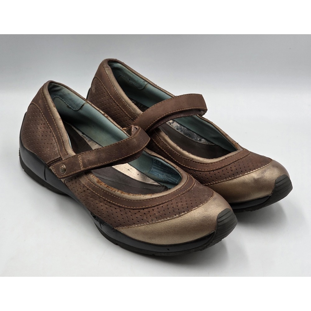 Ariat 21254 Mary Jane Shoes Womens 10B Brown Leather Adjustable Strap Comfort
